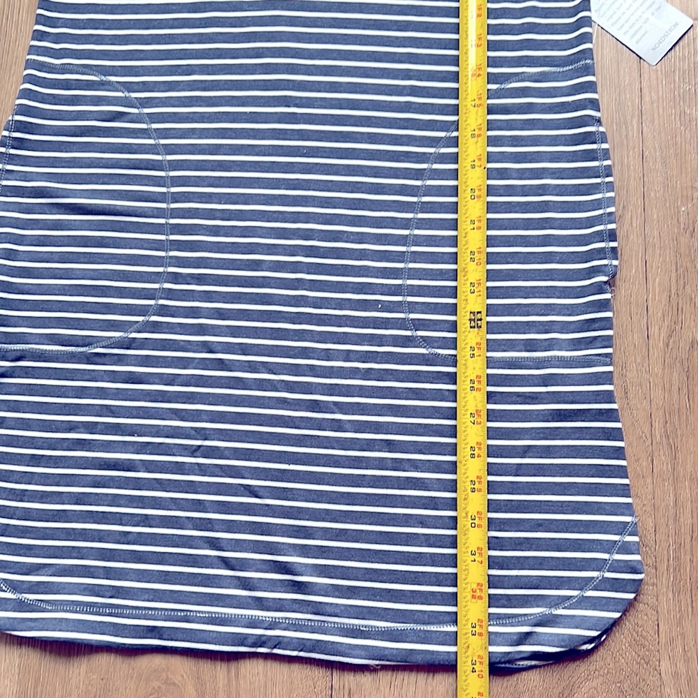 NWT Max Studio Women’s Striped Hooded Short Dress Size Small - Picture 15 of 16